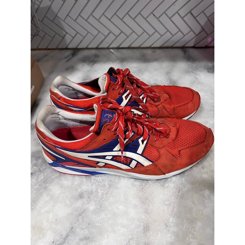 ASICS Gel-Kayano 5 OG Red Blue White Retro Running Shoes Men’s Size 12
